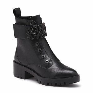 Pippa Crystal Embellished Platform Boot (Women) Karl Lagerfeld Paris